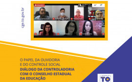 Controladoria-Geral do Tocantins promove diálogo sobre o papel da ouvidoria e do controle social com conselhos de políticas públicas