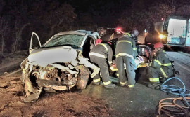 Bombeiros militares atendem diversas vítimas em acidentes de trânsito durante o final de semana