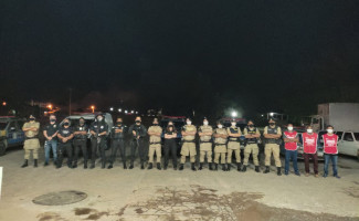 Forças de segurança fiscalizam bares no interior do Tocantins