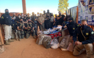 Primeira etapa da Operação Narco Brasil no Tocantins incinera mais de uma tonelada de drogas