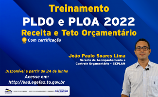 Treinamento sobre PLDO PLOA está disponível no ambiente virtual da Egefaz 