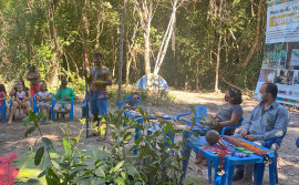 Ruraltins apresenta proposta para criação de peixes para comunidade indígena Krahô-Kanela