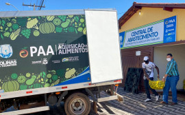 Governo do Tocantins entrega mais de 4 toneladas de alimentos da agricultura familiar ao município de Colinas