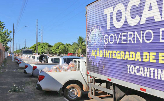 Governo do Tocantins promove força-tarefa para entrega de 4 mil kits de alimentos às famílias rurais do Vale do Araguaia