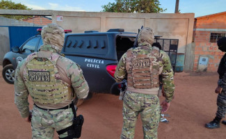 Homens suspeitos pela prática de crimes diversos são presos pela Polícia Civil em Luzimangues