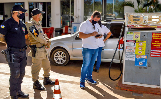 Polícia Militar integra Operação Petróleo Real para coibir fraudes em postos de combustíveis