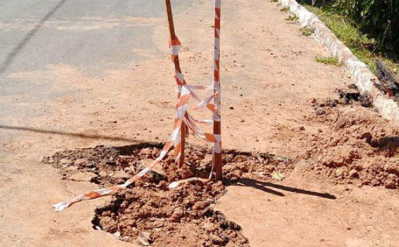 Procon Tocantins notifica BRK por falta de reparos em ruas e calçadas nas cidades de Dianópolis e Taguatinga