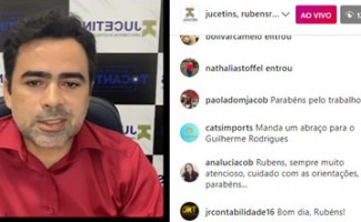 Live da Jucetins com o CRC/TO conta com mais de 100 espectadores simultâneos e a gravação já está disponível na íntegra