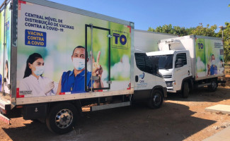 Tocantins receberá mais 43 mil doses de vacina contra Covid-19 e inicia distribuição em Unidades Móveis