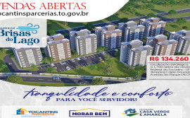 Programa Morar Bem do Governo do Tocantins inicia venda de apartamentos em Palmas