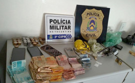 Operação Integrada entre polícias Militar e Civil resulta na prisão de seis suspeitos e na apreensão de veículos, drogas e armas