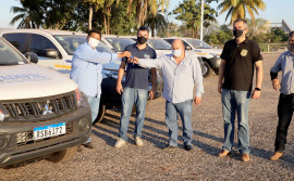 Governo do Tocantins entrega veículos para atender a campanha de vacinação contra a aftosa na Ilha do Bananal