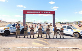 Polícia Militar realiza policiamento estratégico em locais que realizarão a Romaria do Senhor do Bonfim