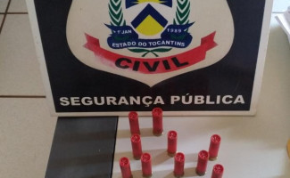 Polícia Civil apreende arma que pode ter sido utilizada em um homicídio na cidade de Aguiarnópolis durante operação Hórus, no extremo norte do Tocantins