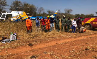 Ciopaer auxilia no combate ao incêndio na Serra da Traíra