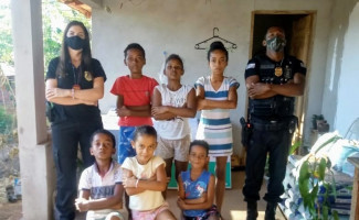 Forças de segurança realizam visita social a moradores da zona urbana e rural de Conceição