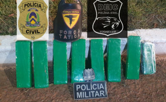 No sul do Estado, Forças de Segurança deflagram mais uma etapa da operação Hórus/Vigia e apreendem 5kg de entorpecente e prendem dois homens por tráfico de drogas 