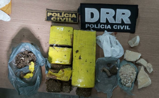 Em Araguaína, Delegacia de Repressão a Roubos apreende 1,5kg de drogas