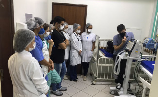 Hospital Regional de Gurupi recebe 52 ventiladores pulmonares e realiza treinamento com profissionais da unidade hospitalar