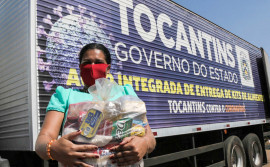 Governo do Tocantins entrega 100 toneladas de alimentos em 34 cidades tocantinenses