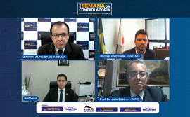 Mesa de diálogo aborda governança na gestão pública no primeiro dia da 1ª Semana da Controladoria