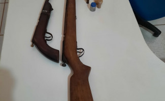 Polícia Civil apreende armas de fogo e munições durante operação contra à criminalidade em Filadélfia 