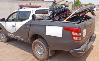 63ª Delegacia da Polícia Civil de Paraíso recupera moto roubada
