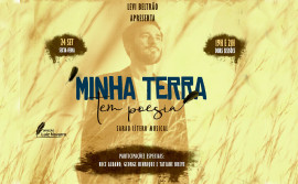 Com incentivo da Adetuc, sarau Minha Terra tem Poesia reúne música e literatura em Araguaína, nesta sexta, 24