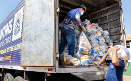 Governo do Tocantins atende Cras de seis municípios com 17 toneladas em kits de alimentos