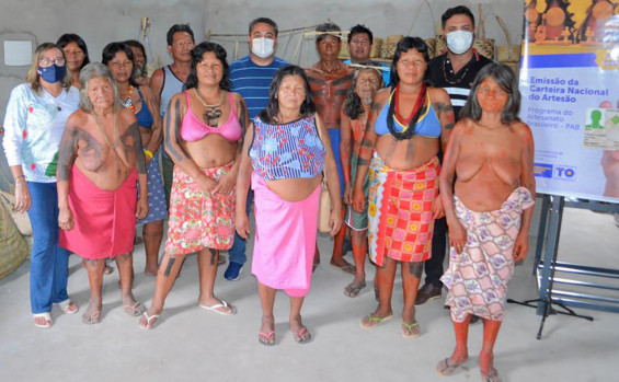 Adetuc realiza ação de fomento à cultura durante 4ª edição dos Jogos tradicionais do povo Krahô, em Itacajá