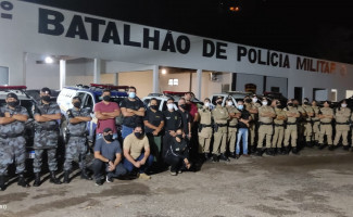 Polícia realiza operação para combate da criminalidade em Paraíso do Tocantins