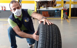 Metrologia Estadual reforça cuidados que devem ser redobrados com pneus no período chuvoso