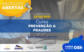 Curso Prevenção a Fraudes começará dia 26 de outubro
