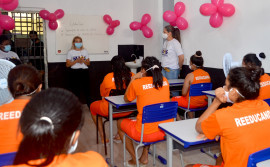 Seciju e Semus realizam ações da Campanha Outubro Rosa com custodiadas da Unidade Penal Feminina de Palmas