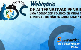 Inscrições para Webinário de Alternativas penais, promovido pela Seciju em parceria com a Esmat, estão abertas