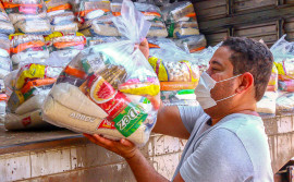Governo do Tocantins atende com kits de alimentos 7,3 mil famílias impactadas pela pandemia em 25 municípios