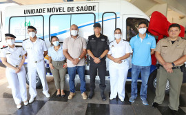 Unidade de saúde móvel da PMTO é entregue para reforçar atendimento médico no interior