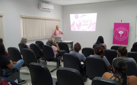 Seciju promove palestra sobre prevenção aos cânceres de mama e colo de útero para mulheres acompanhadas pela Cepema