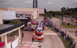 Simulações de combate a incêndio e ataque com bomba em shopping reúnem Corpo de Bombeiros e forças de segurança em Palmas