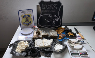 Homem é preso com quase 3kg de drogas durante operação da Polícia Civil em Paraíso do Tocantins  
