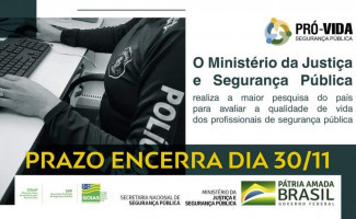 Com participação dos policiais civis do Tocantins, maior pesquisa do país vai avaliar qualidade de vida dos profissionais de segurança pública