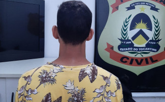 Em Araguaína, homem suspeito pela prática de crimes contra o patrimônio é preso pela Polícia Civil  