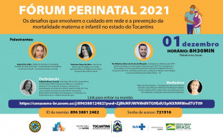 Saúde promove virtualmente Fórum Perinatal 2021