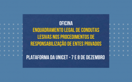 Governo do Tocantins realiza oficina sobre enquadramento legal de condutas lesivas de entes privados