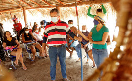 Governo do Tocantins destina 350 mudas de espécies nativas do Cerrado para o reflorestamento na aldeia Catàmjê, em Lagoa da Confusão
