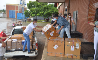 HGP recebe insumos doados pela Cruz Vermelha e distribuídos pelo Coren-TO