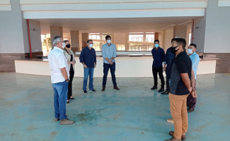 Gestores da Infraestrutura e Saúde vistoriam obras do Hospital Geral de Gurupi