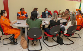 Alagamento de cidades do Tocantins é tema de encontro entre Corpo de Bombeiros, Governo do Estado, prefeituras e Ministério da Cidadania
