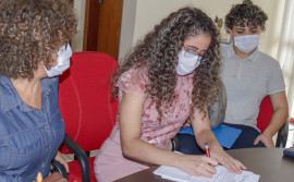 Primeira colocada entre as mulheres no Concurso do CBMTO se apresenta para Curso de Formação