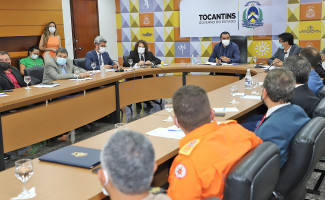 Governador Wanderlei Barbosa reúne-se com membros do Comitê de Enfrentamento à Pandemia para alinhamento das ações de prevenção e combate ao vírus